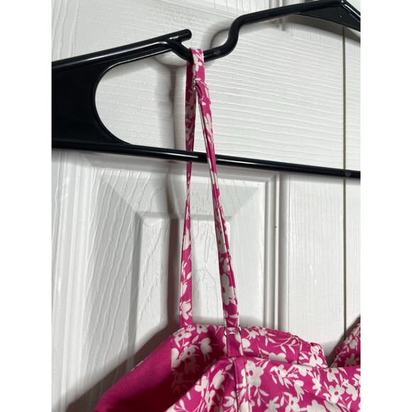 NEW Zara Pink Floral Bodysuit Corset Style Womens Size Small - Picture 8 of 8